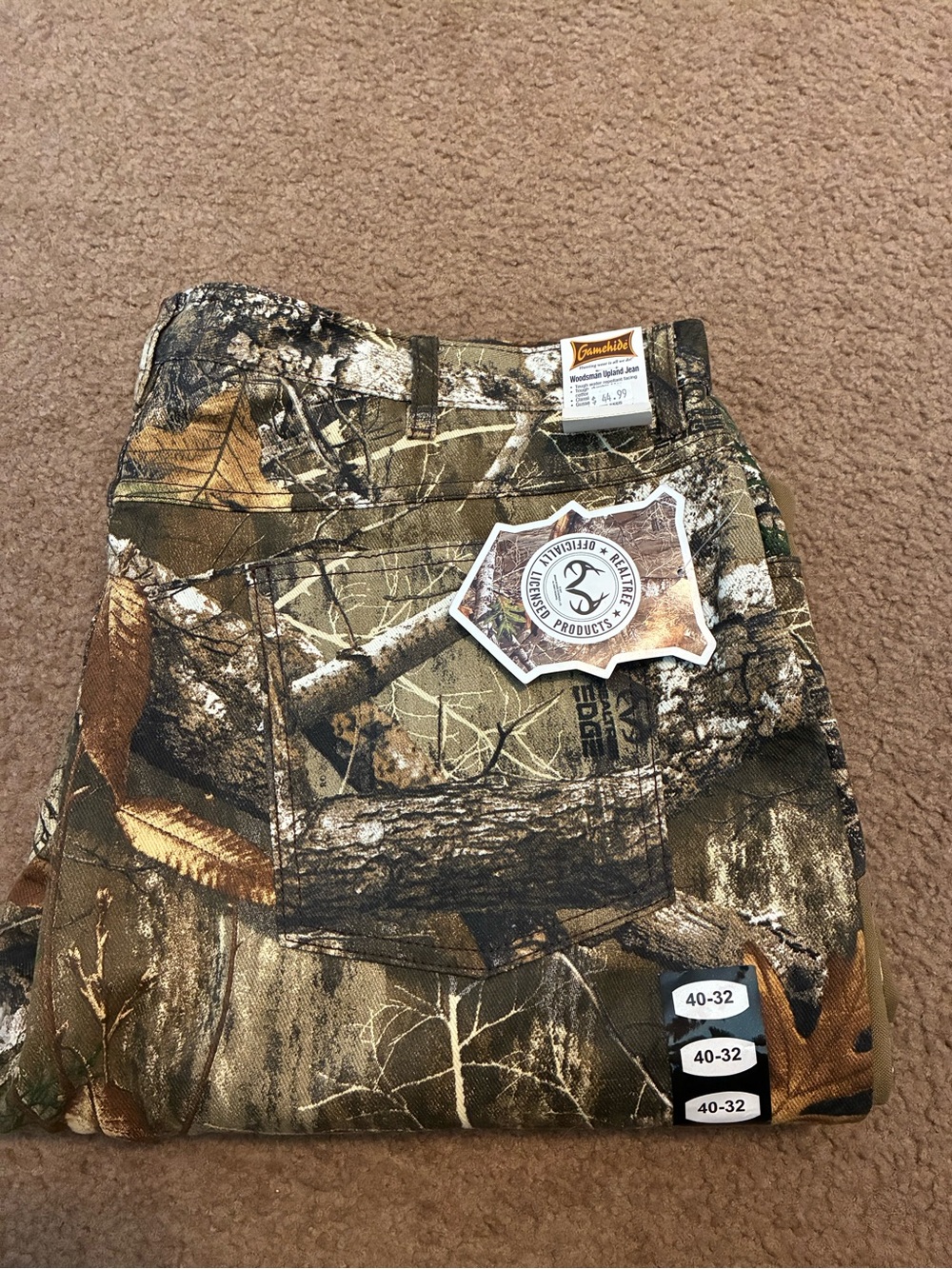 Gamehide hunting pants 40x32